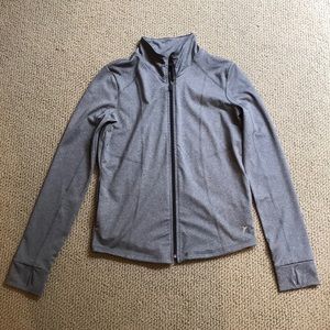 Grey work out jacket